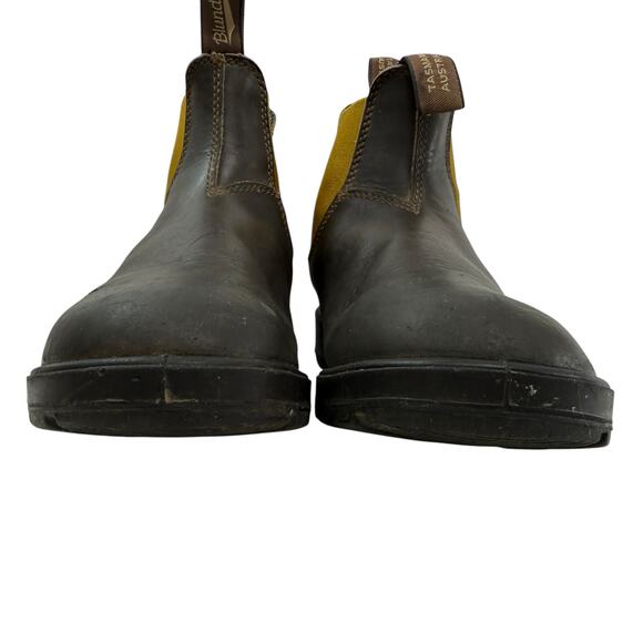 Blundstone Mustard Elastic Side Ankle Chelsea Boot Men’s US Size 8.5 1919 Gray - Picture 4 of 9